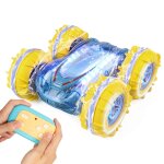 Todeco voiture telecommande enfant, 4wd 360rotation 2. 4ghz rc voiture etanche, avec led, convient aux ...