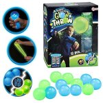 Toi - toys jeu de balles lumineuses anti stress phosphorescentes glow trow