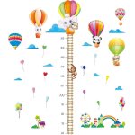 Toise 60 - 160 cm, 4 styles, décoration animale, toise avec autres c?urs, ballons et nuages, autocollant ... Toise 60 - 160 cm, 4 styles, décoration animale, toise avec autres c?urs, ballons et nuages, autocollant ...
