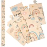 Toises pour bb toise pour enfant en bois tableau de mesures pour bb cadeau de naissance toise murale ...