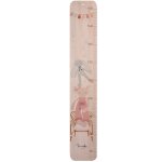 Toise en bois souris rose