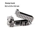 Tombereau - puzzle 3d en métal pour enfants, modèle d'assemblage, camion a benne, bulldozer, pelle, cadre, ... Tombereau - puzzle 3d en métal pour enfants, modèle d'assemblage, camion a benne, bulldozer, pelle, cadre, ...