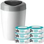 Tommee tippee starter pack sangenic simplee - 1 bac + 6 recharges