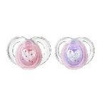 Tommee tippee - sucettes nuit closer to nature 0 - 6 mois lot de 2