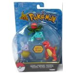 Tomy pokmon - pack 3 figurines de combat