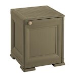 Tontarelli 8085562909 coffre / table de chevets porte pleine omnimodus plastique chocolat