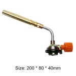 Torche a gaz de soudage au butane portable, pistolet a flamme rglable, pour camping en plein air, barbecue, ...