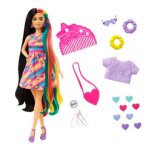 Totally hair barbie - ultra chevelure 3 thme curs - poupe mannequin - 3 ans et +