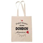 Tote bag - petit bazar - doudou d'amour - coton bio - 10l - eco - responsable Tote bag - petit bazar - doudou d'amour - coton bio - 10l - eco - responsable