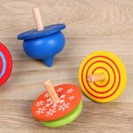 Toupie beyblade en bois pour enfants, 4 pices / ensemble, toupie classique, pour les loisirs, 4. 5cm ...