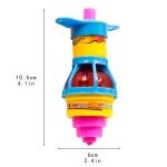 Toupie lumineuse pour enfants, 1 pièce, jouet, ecole, fête d'anniversaire, sac cadeau de noël, nouveauté ... Toupie lumineuse pour enfants, 1 pièce, jouet, ecole, fête d'anniversaire, sac cadeau de noël, nouveauté ...