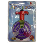 Toupie lumineuse de hanoucca en forme de frisbee