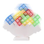 Tour de 48 pi�ces, jeu de soci�t� amusant et equilibr� avec blocs de construction empilables pour amis, ...