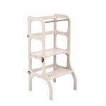 Tour d'apprentissage - table  step'n'sit . light gray / fermoirs argents