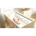 Tour de lit respirant 2 cts, double couche pour plus de rembourrage, design sans risque d'enchevtrement, ...