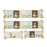 Tour de lit pour bébé, 4 pièces, tour de lit, pare - chocs, décor de chambre pour nouveau - né Tour de lit pour bébé, 4 pièces, tour de lit, pare - chocs, décor de chambre pour nouveau - né