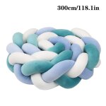 Tour de lit pour berceaux de bébé garçon et fille, protection de oral et, oreiller tressé noué, décor ... Tour de lit pour berceaux de bébé garçon et fille, protection de oral et, oreiller tressé noué, décor ...