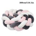Tour de lit pour berceaux de bébé garçon et fille, protection de oral et, oreiller tressé noué, décor ... Tour de lit pour berceaux de bébé garçon et fille, protection de oral et, oreiller tressé noué, décor ...