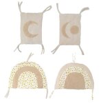 Tour de lit modulable bb lune beige 49x29 cm