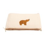 Tour de lit ours en double gaze de coton Tour de lit ours en double gaze de coton