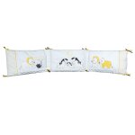 Tour de lit pluche et pompon - sauthon baby deco Tour de lit pluche et pompon - sauthon baby deco