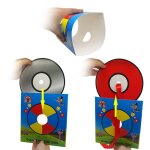 Tour de magie avec changement de couleur, laser, cd, changement de couleur, dans le sac vide, accessoire ...