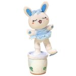 Tournesol electrique en peluche, poupe en peluche, lapin chantant et tournant, jouet en peluche, charge, ...
