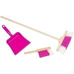 Toys pure - 2041926 - outillage de jardin pour enfants - pelle et balai en rose