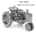 Tracteur agricole - puzzle 3d en métal pour enfants, modèle d'assemblage, camion a benne, bulldozer, ... Tracteur agricole - puzzle 3d en métal pour enfants, modèle d'assemblage, camion a benne, bulldozer, ...