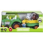 Tracteur de la ferme � friction avec sons et lumi�res (mod�le al�atoire) - vert