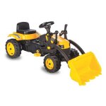 Tracteurs a pdales ac chargeur strong bull jaune