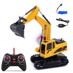 Tracteur pelleteuse tlcommand rc, jouet, modle de vhicule, cadeau, rotation a 270