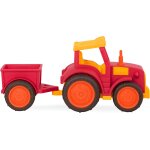 Tracteur et remorque rouges - jouets de ferme pour enfants, tout - petits - jeux de rle - matriaux ...