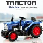 Tracteur de v�hicule agricole classique, t�te ronde et t�te carr�e, effet sonore, mod�le de tracteur ...