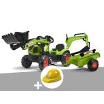 Tractopelle enfant claas arion 410 2 a 5 ans falk + casque