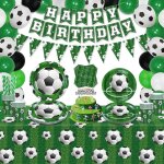 Trahoo - lot de 173 accessoires de fte sur le thme du football - dcoration d'anniversaire sur le thme ...