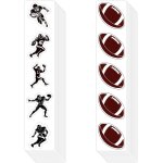 Trahoo - 240 autocollants de rugby pour enfants, autocollants de casque de football, autocollants de ...