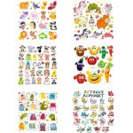 Trahoo - 6 feuilles patchs de transferts animaux patch thermocollant enfant ecusson thermocollant animaux ...