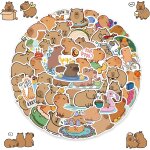 Trahoo - autocollants de capybara, 100 pices mignon capybara autocollants, autocollants pour enfants, ...
