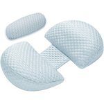 Trahoo - coussin de grossesse en forme de u pour dormir coussin d'allaitement coussin de maternit oreiller ...