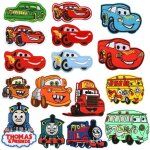 Trahoo - ecusson a coudre enfant, 16 pices patch vetement, sticker vetement thermocollant, autocollant ...