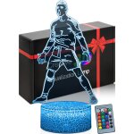 Trahoo - lampe d'ambiance football, illusion 3d led, veilleuse football décoration, joueur portugal no. ... Trahoo - lampe d'ambiance football, illusion 3d led, veilleuse football décoration, joueur portugal no. ...