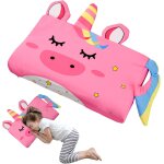 Trahoo - lunalow coussin enfant, oreiller ergonomique enfant, respirant, confortable, dtachable, oreiller ...