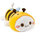 Trahoo - oreiller en peluche chat abeille, animaux en peluche, kawaii chaton peluche géante, jouet doux ... Trahoo - oreiller en peluche chat abeille, animaux en peluche, kawaii chaton peluche géante, jouet doux ...