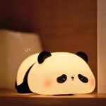 Trahoo - veilleuse panda, veilleuse panda en silicone pour enfants, lampe tactile 3 couleurs, variateur ... Trahoo - veilleuse panda, veilleuse panda en silicone pour enfants, lampe tactile 3 couleurs, variateur ...