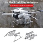 Train d'atterrissage pliable pour dji mini 3 pro, extension de trpied accrue, protecteur de hauteur ...