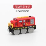 Train electrique rouge a liaison magntique, locomotive de chemin de fer, jouets, voie magntique, compatible ...