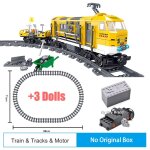 Train avec pistes pf - ensemble de train electrique pour enfants, jouets pour garons, blocs de construction ...