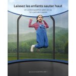 Trampoline pour enfants, 244 / 305 / 366 / 427 cm de diam�tre avec filet de s�curit�, filet de protection, ...