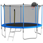 Trampoline pour enfants Ø305 cm, poids maximal support� : 200 kg, bleu clair
